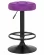 Табурет барный DOBRIN BRUNO BLACK велюр Фиолетовый MJ9-58_229493