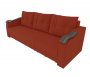 Диван прямой Рио Трансформер (Berhouse) Цвет фасада: Оранж Велюто 27; Тип: Левый/правый; Материал фасада: Металл/Велюр_731825