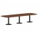 Конференц-стол на 10-12 человек IMAGO ПРГ-7 Орех Французский-антрацит_230404