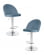 Стул барный DOBRIN MILANA (пудрово-голубой велюр (MJ9-74)) 2 шт_3637079
