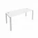 Стол письменный METAL SYSTEM Б.СП-5 Белый/Серый_237388