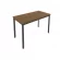 Стол письменный на металлокаркасе SLIM SYSTEM С.СП-4.1 Орех-Антрацит_236900