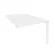 Стол-приставка двойной на П-образном м/к к опорным элем. ONIX O.MP-D.SPR-1.8 Белый Бриллиант_241004