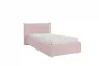 Кровать 0.9 Альба с основанием ZO.KM0.9-01 нежно-розовый (велюр)_282166
