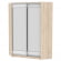 Шкаф-купе YA-198х1250-5(ДСС-Белый-D2D2)_359673