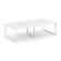 Стайл Проджект Рабочая станция двухсторонняя SN-59O.DRS-034 Белый/Металл Белый/Белый Заглушка 3160*1 _3856349