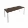 Стол письменный METAL SYSTEM Б.СП-5 Венге/Серый_237391