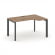 Стайл Проджект Стол рабочий эргономичный SN-59P.SPA-012(R) Дуб Табак/Металл Антрацит/Черный Заглушка _3866677