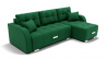 Диван Нью-Йорк-3 угол левый/правый (ЗР) Цвет фасада: Зеленый; Тип: Левый/правый; Материал фасада: Металл/Велюр_887772
