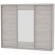 Шкаф-купе B-220х270х60-1(ЯШС-D7D8D7)_358991