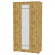 Шкаф распашный Алиса(H5_M)2230х1200х540ручкаскоба96мм(ДВ)_361939