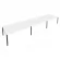 Переговорный стол (3 столешницы) Metal System Б.ПРГ-3.5 Белый/Антрацит_243725