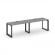 Стайл Проджект Рабочая станция односторонняя SN-59O.ORS-011 Серый Пепел/Металл Черный/Заглушка Пласт _3878032