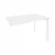 Стол-приставка на П-образном м/к к опорным элементам ONIX O.MP-SPR-2.7 Белый Бриллиант_240892