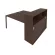 Рабочая станция с опорным шкафом-купе Metal System Б.РС-СШК-2.3 Венге/Антрацит_240250