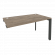 Стол-приставка на П-образном м/к к опорным элементам ONIX O.MP-SPR-3.8 Тиквуд Темный/Антрацит_252906