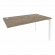 Стол-приставка на П-образном м/к к опорным элементам ONIX O.MP-SPR-3.8 Тиквуд Темный/Белый_252907
