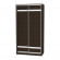 Шкаф-купе B-220х120х60-2(Венге-D9D9)_357712