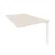 Стол-приставка двойной на П-образном м/к к опорным элем. ONIX O.MP-D.SPR-1.8 Денвер Светлый/Белый_241003