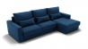 Диван Мэдисон угол левый/правый (ЗР) Цвет фасада: Синий; Тип: Левый/правый; Материал фасада: Металл/Велюр_887766