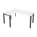 Стол письменный METAL SYSTEM Б.СА-4 Л Белый/Антрацит_237477