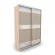 Шкаф-купе 2-х дверный Акцент-Лайн КС 1000х600 Дуб молочный_148462