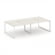 Рабочая станция двухсторонняя Стайл Проджект SN-59O.DRS-034 Дуб Наварра/Металл Белый/Белый Заглушка_3856474