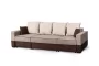 Диван-кровать Бостон 2800 Стандарт Бежево-коричневый_234343