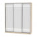 Шкаф-купе B-220х200х60-2(ДСС-Белый-D10D10D10)_358591
