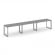 Стайл Проджект Рабочая станция односторонняя SN-59O.ORS-052 Серый Пепел/Металл Серый/Заглушка Пласти _3820413