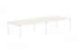 Бенч-система 4-местная EDIS EUWST 3513 Ясень Траун Белый_3634529