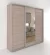 Шкаф-купе 3-х дверный Акцент-Лайт Д3 1800х600 Ясень шимо светлый_228718
