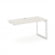 Стайл Проджект Стол-приставка к опор. элем. SN-59O.OPRS-024 Дуб Наварра/Металл Белый/Белый Заглушка _3816064