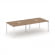 Стайл Проджект Стол переговорный SN-59P.SPRG-044 Дуб Табак/Металл Белый 3160*1180*750 _3859209