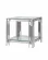 Журнальный столик ГЭТСБИ 55x55 Серебро_178406