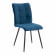 Стул обеденный Bari LT, велюр, Dark blue (темно-синий), 41х55х89 см_3080364