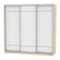 Шкаф-купе B-230х235х60-1(ДСС-Белый-D7D7D7)_356333