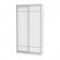 Шкаф-купе B-220х120х60-2(Белый-D7D7)_357689