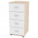 Комод Алиса(K3)856х401х459ручкаскоба96мм(ДСС-Белый)_354589