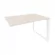 Стол-приставка на О-образном м/к к опорным элементам ONIX O.MO-SPR-2.8 Денвер Светлый/Белый_242252