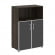 Шкаф Ялта LT.ST-2.2 R black Дуб Мали/Стекло Black 800*450*1195_3881585