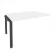 Проходной наборный элемент переговорного стола ONIX O.MP-NPRG-3 Белый Бриллиант/Антрацит_241208