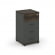 Тумба опорная/приставная с 4 ящиками CONCEPT CN.TUO-002 B/W Дуб Мали Антрацит_1025765