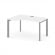 Стайл Проджект Стол рабочий эргономичный SN-59P.SPA-001(L) Белый/Металл Серый/Серебро Заглушка 1380* _3816282