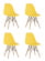 Стул Eames Style DSW желтый 4 шт. комплект (разборный каркас)_2542197