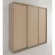 Шкаф-купе 3-х дверный Акцент-Сим Д 2400х600 Дуб молочный_194991